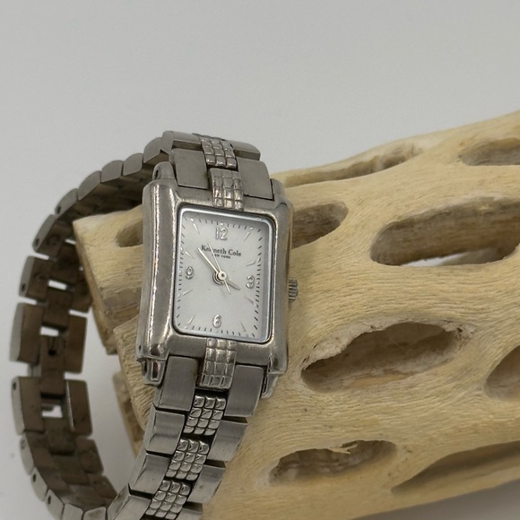 Kenneth Cole New York Silver Rectangular Watch - Picture 7 of 8